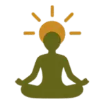 Ayurveda lifestyle icon.